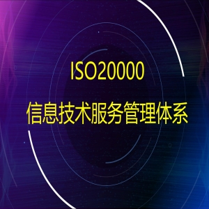 ISO20000信息技術(shù)服務(wù)管理體系認證